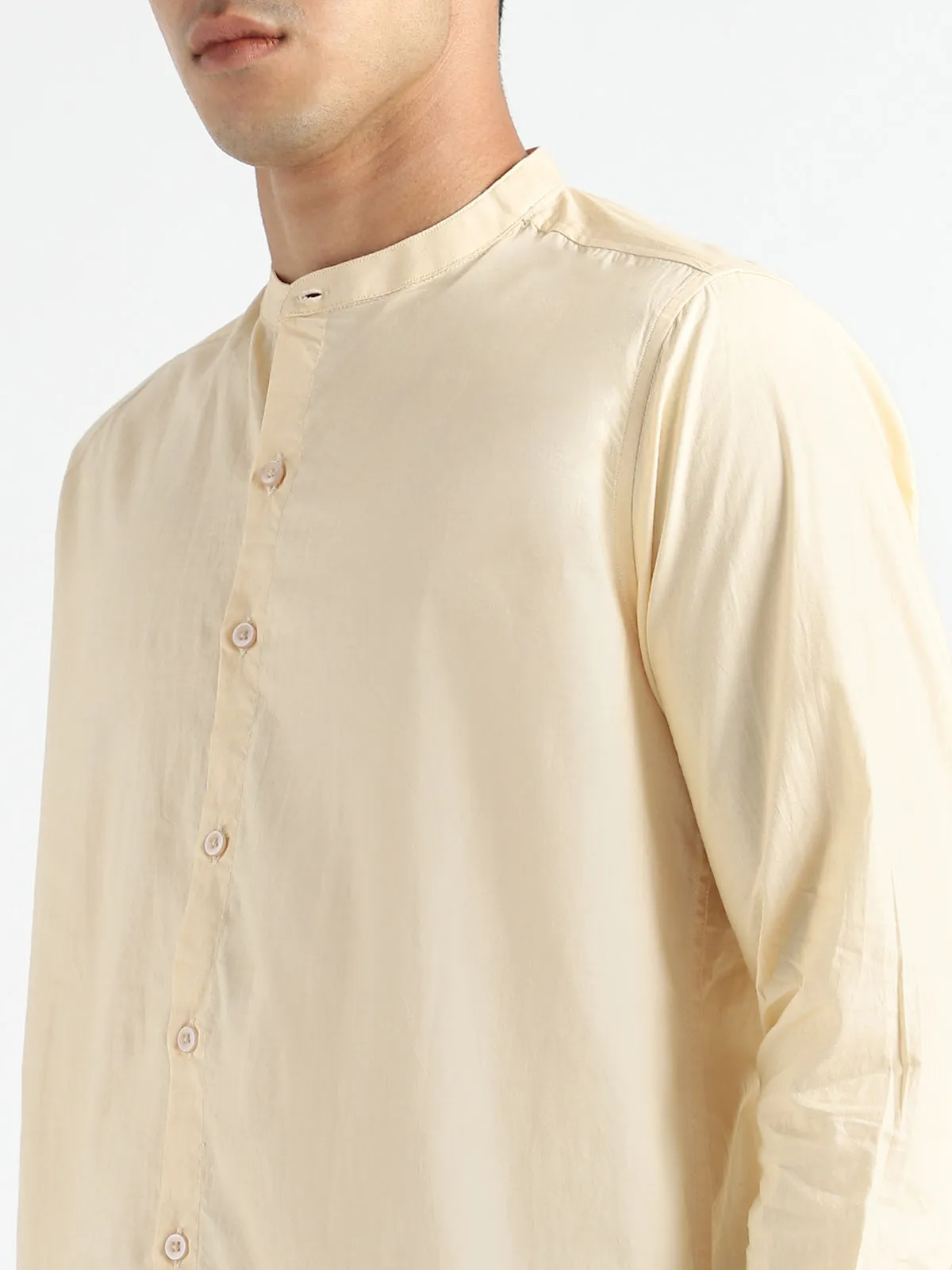 Organic Cotton Shirt Pale Apricot