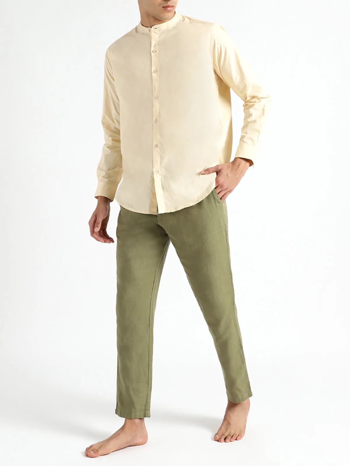 Organic Cotton Shirt Pale Apricot