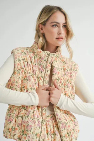 Plant Lover Puffer Vest