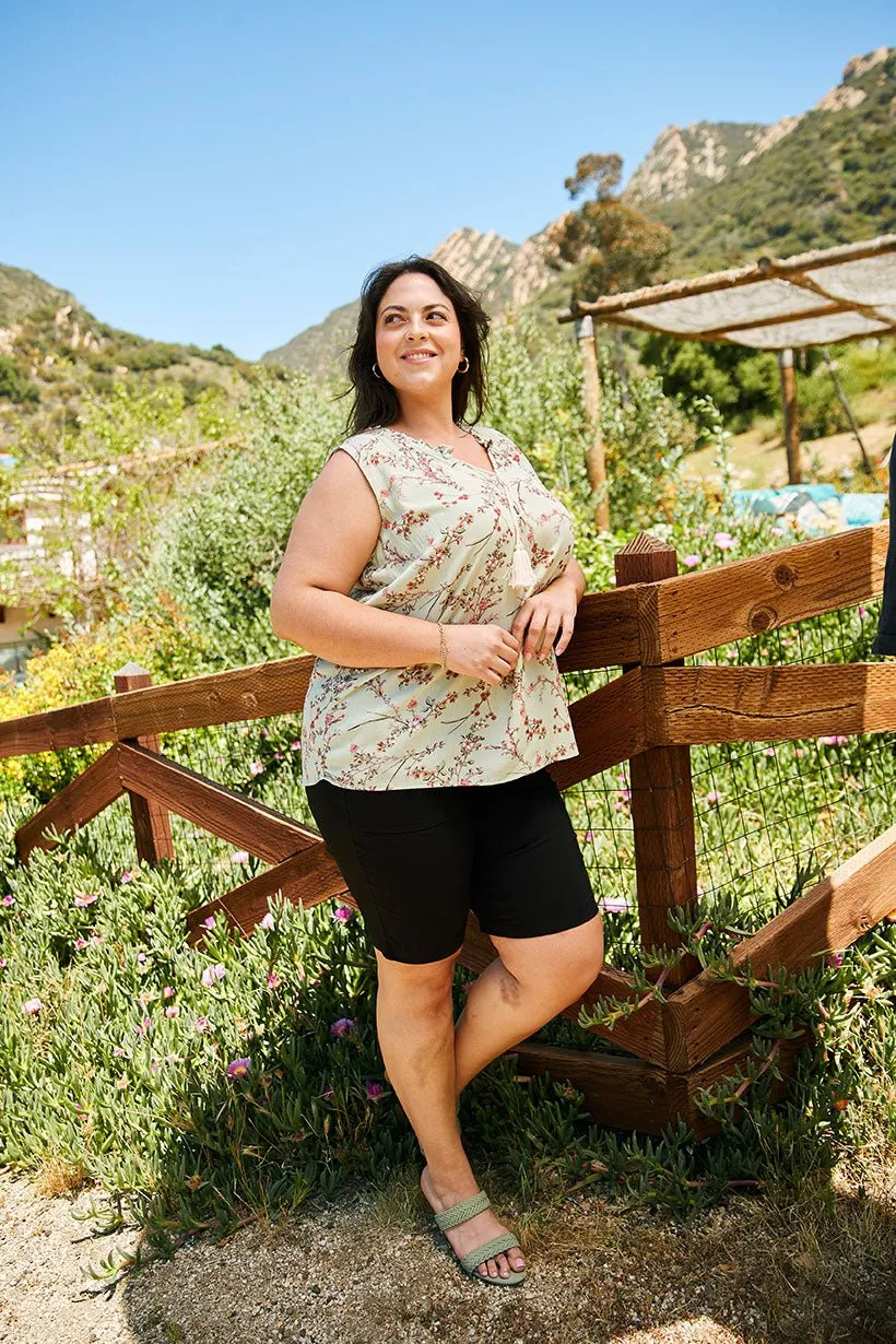 Roz & Ali Secret Agent Pull On Tummy Control Shorts With Pockets Plus