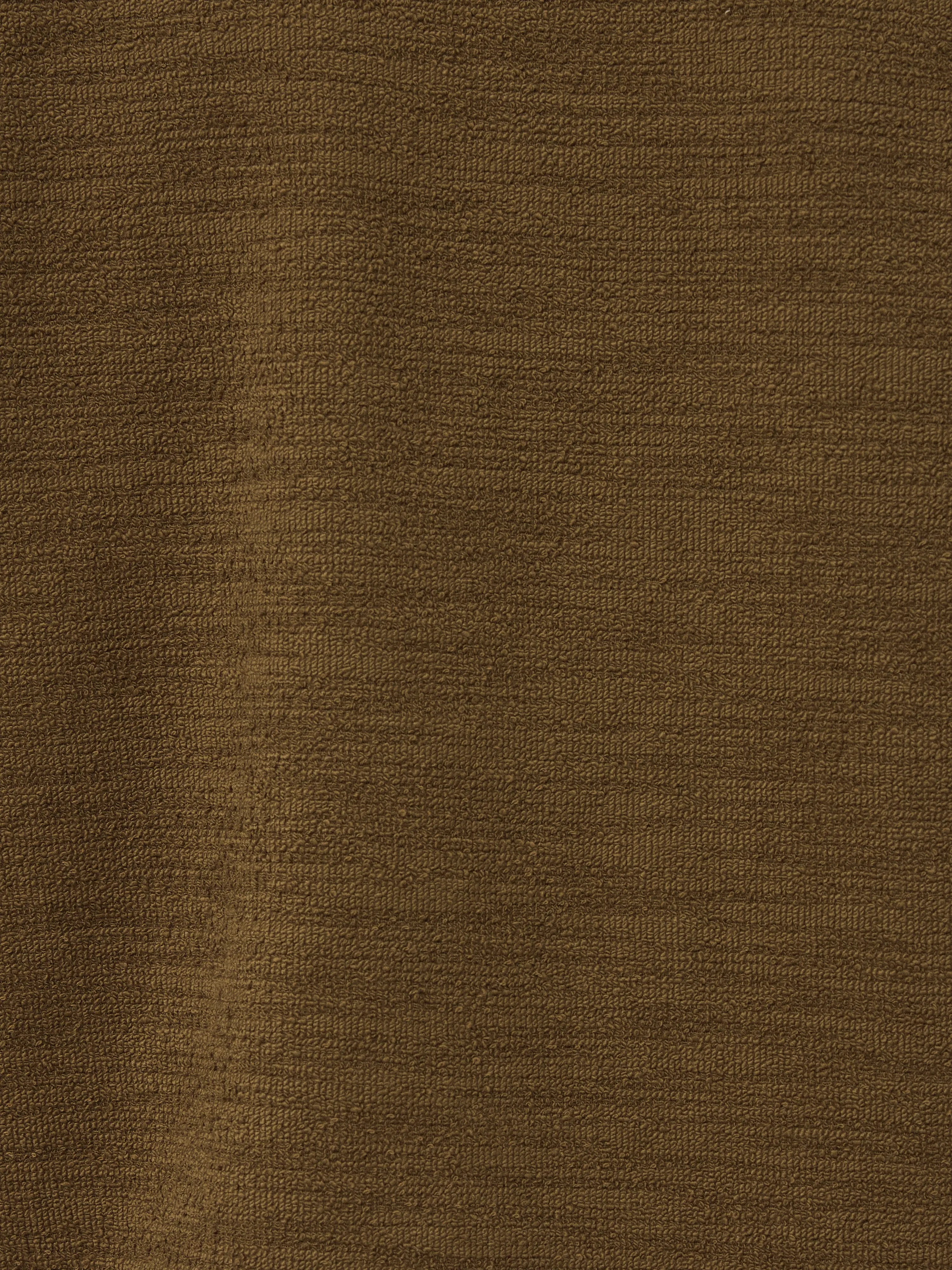 Short Sleeve Textured Sweatshirt Top | Khaki