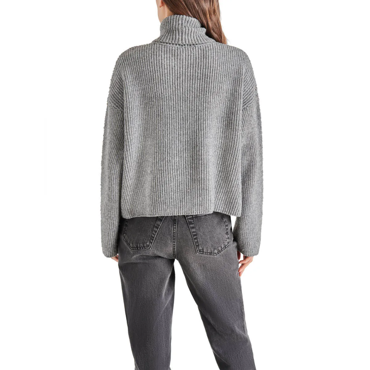 Steve Madden Astro Sequin Turtle Neck Sweater