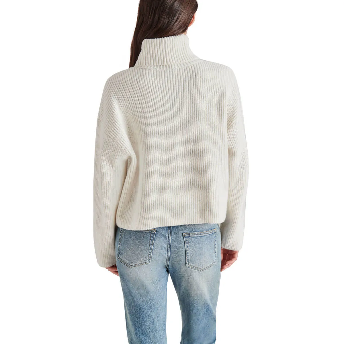 Steve Madden Astro Sequin Turtle Neck Sweater