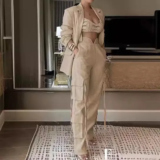 Street cargo pants Suit
