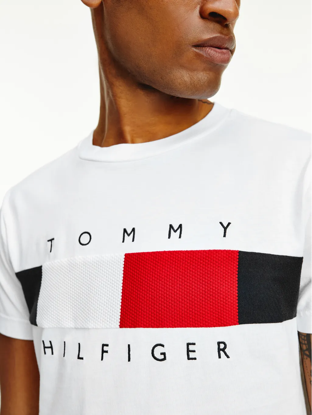 Textured Flag T-Shirt