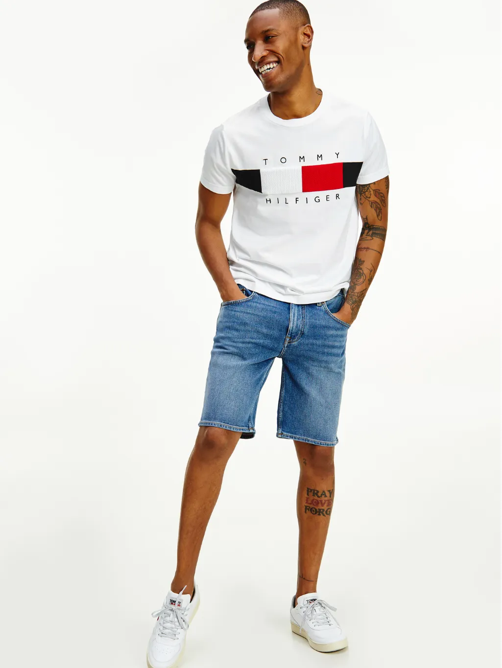Textured Flag T-Shirt