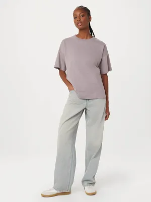 The Drop Shoulder Loose T-Shirt in Earl Grey