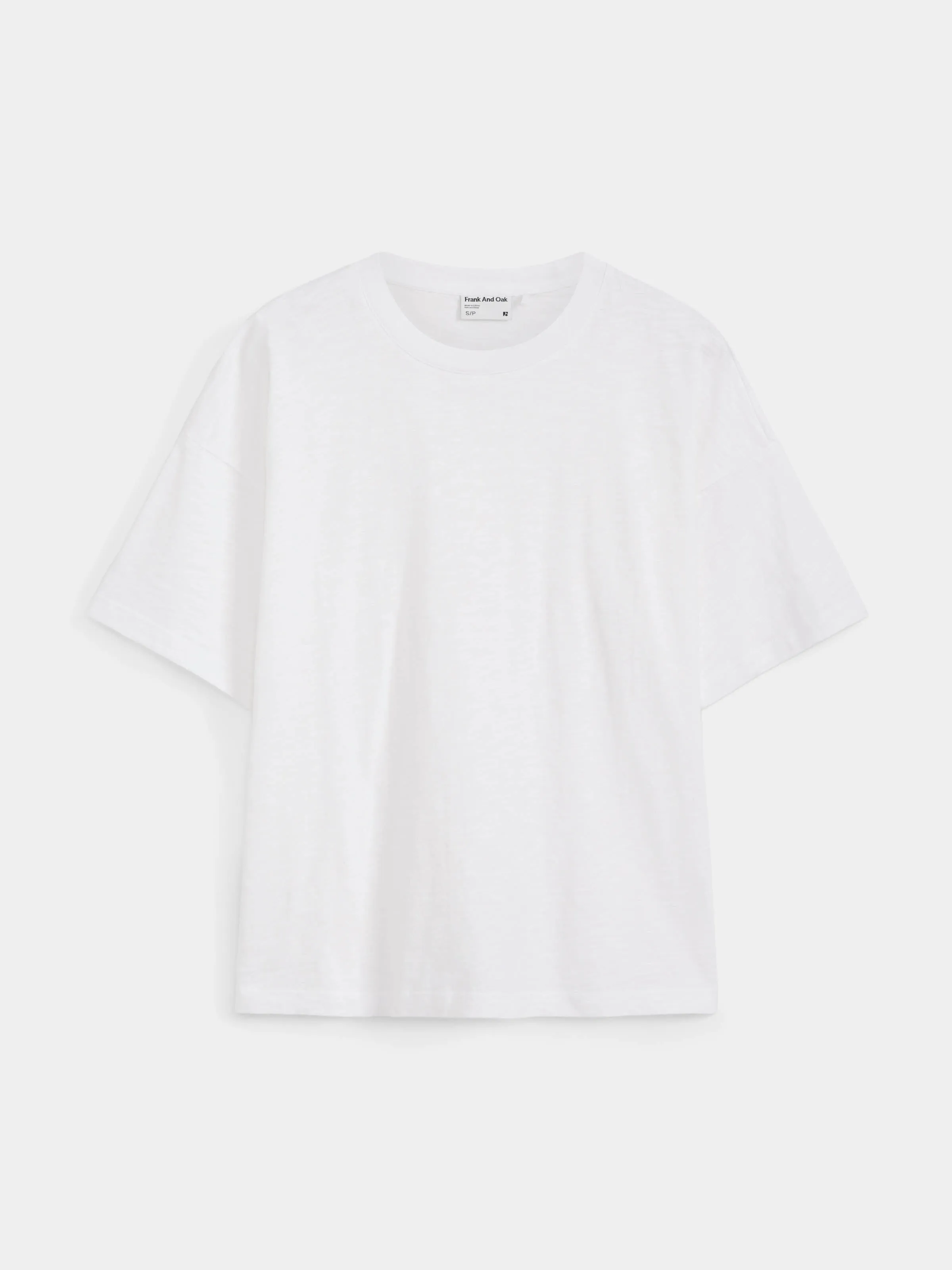 The Drop Shoulder Loose T-Shirt in White
