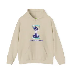 The End Is Near Funny Astronaut Sci-Fi Hoodie
