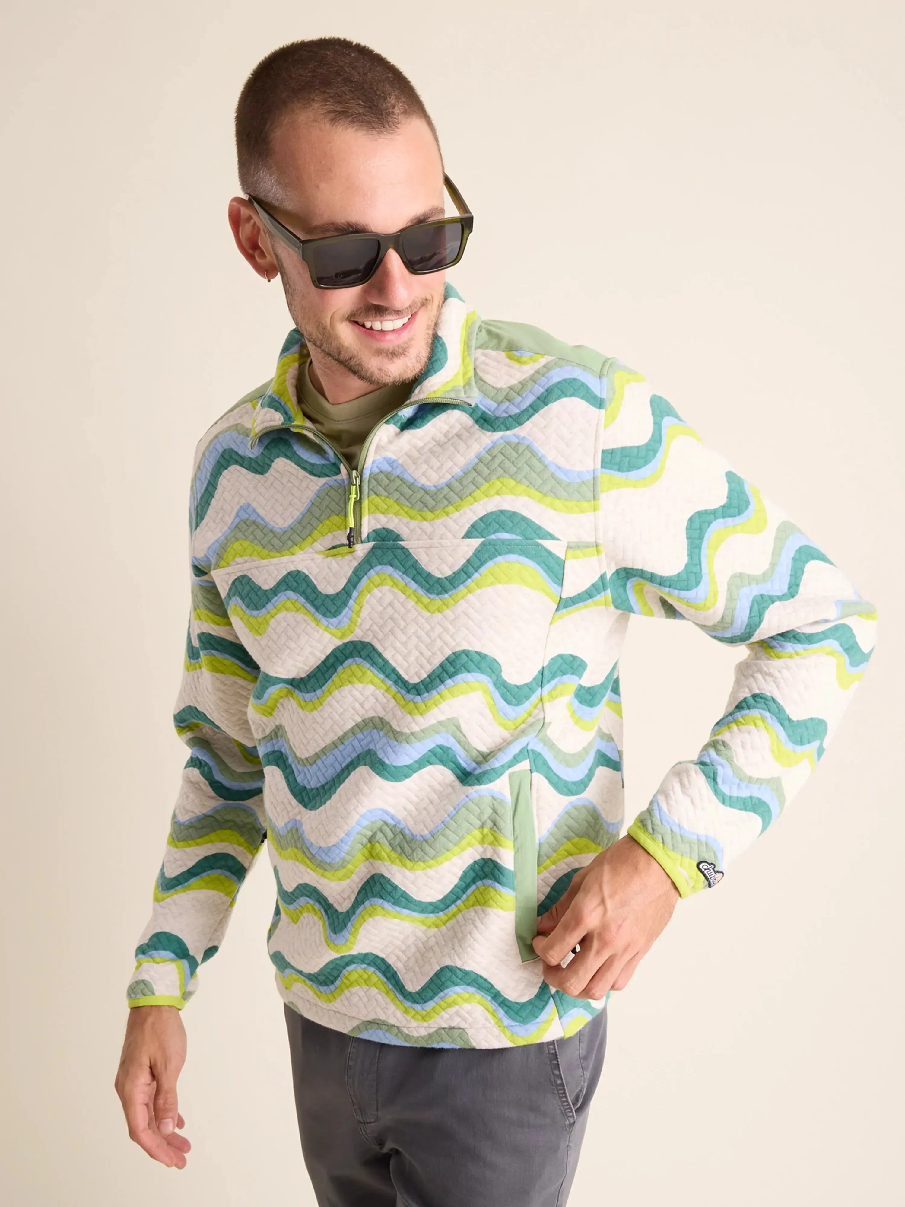 The Side Swipe (Quilted Quarter-Zip)