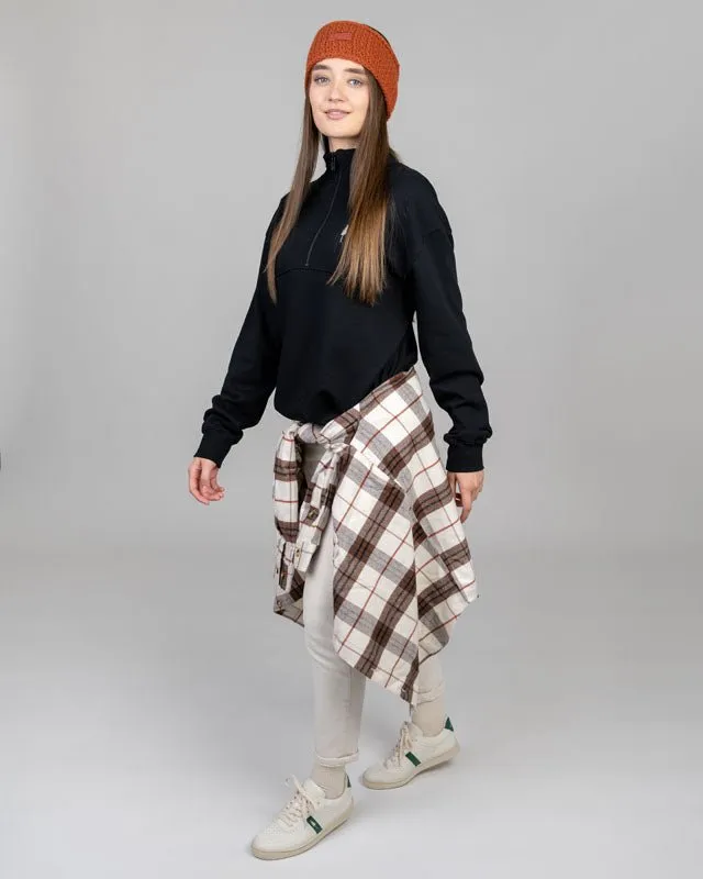 TreeSweater Quarter Zip Black