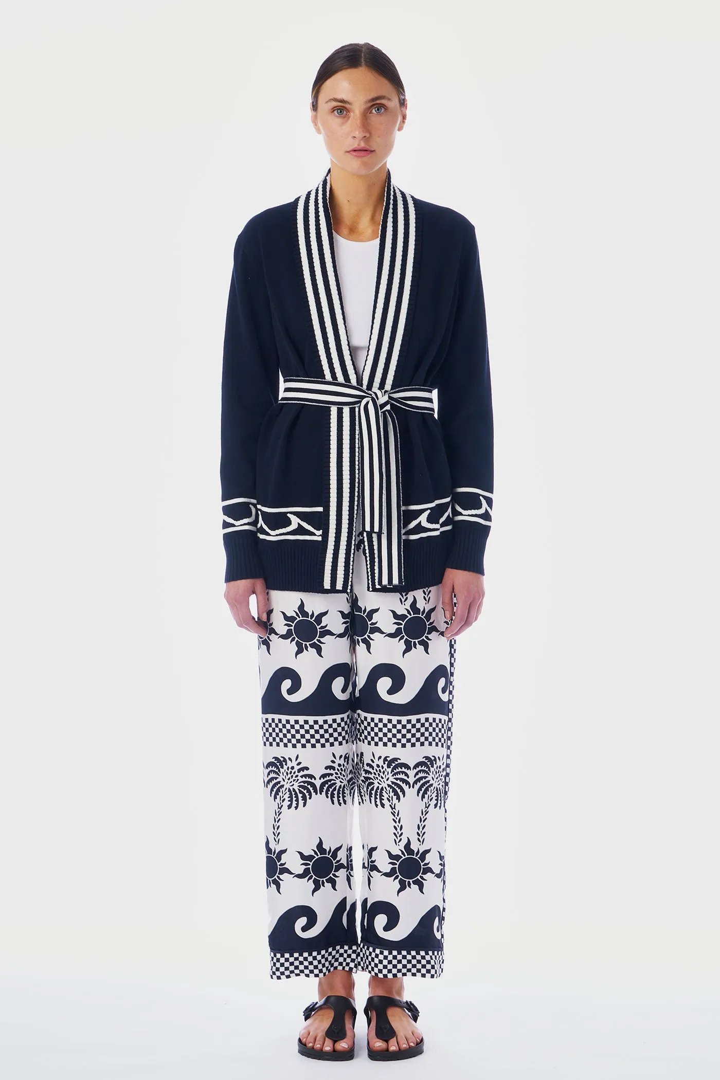 White Cap Bf Cardigan