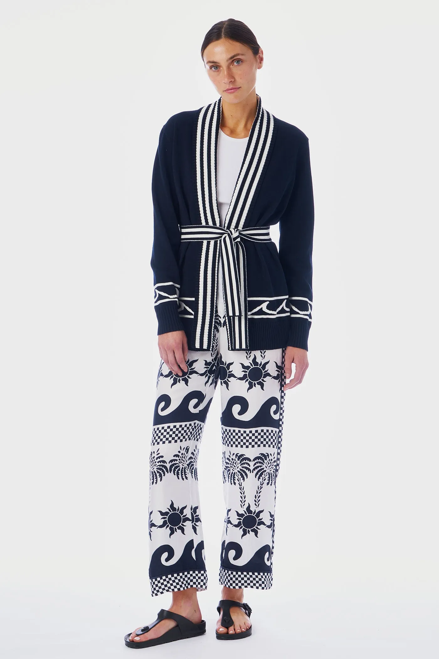 White Cap Bf Cardigan
