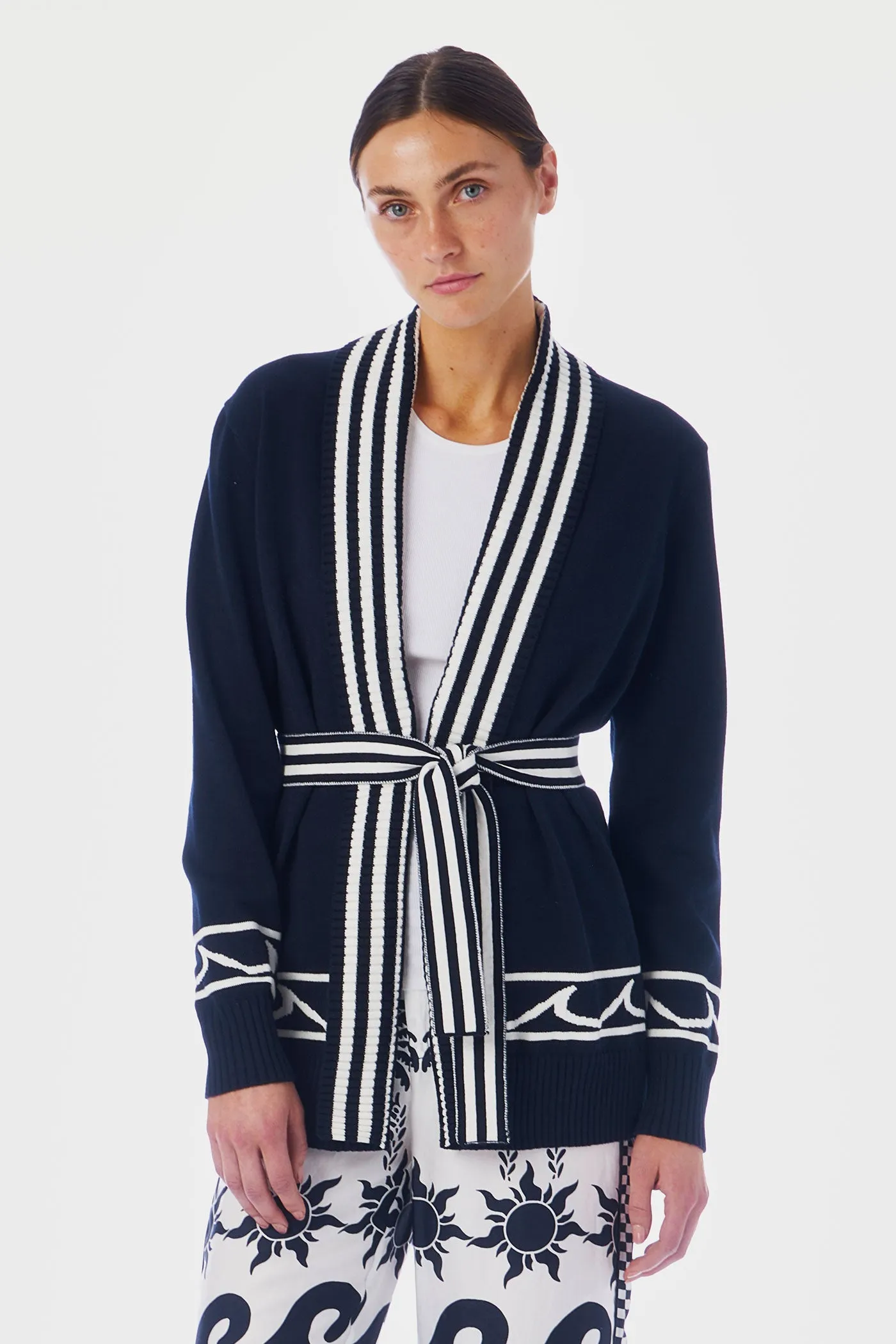 White Cap Bf Cardigan